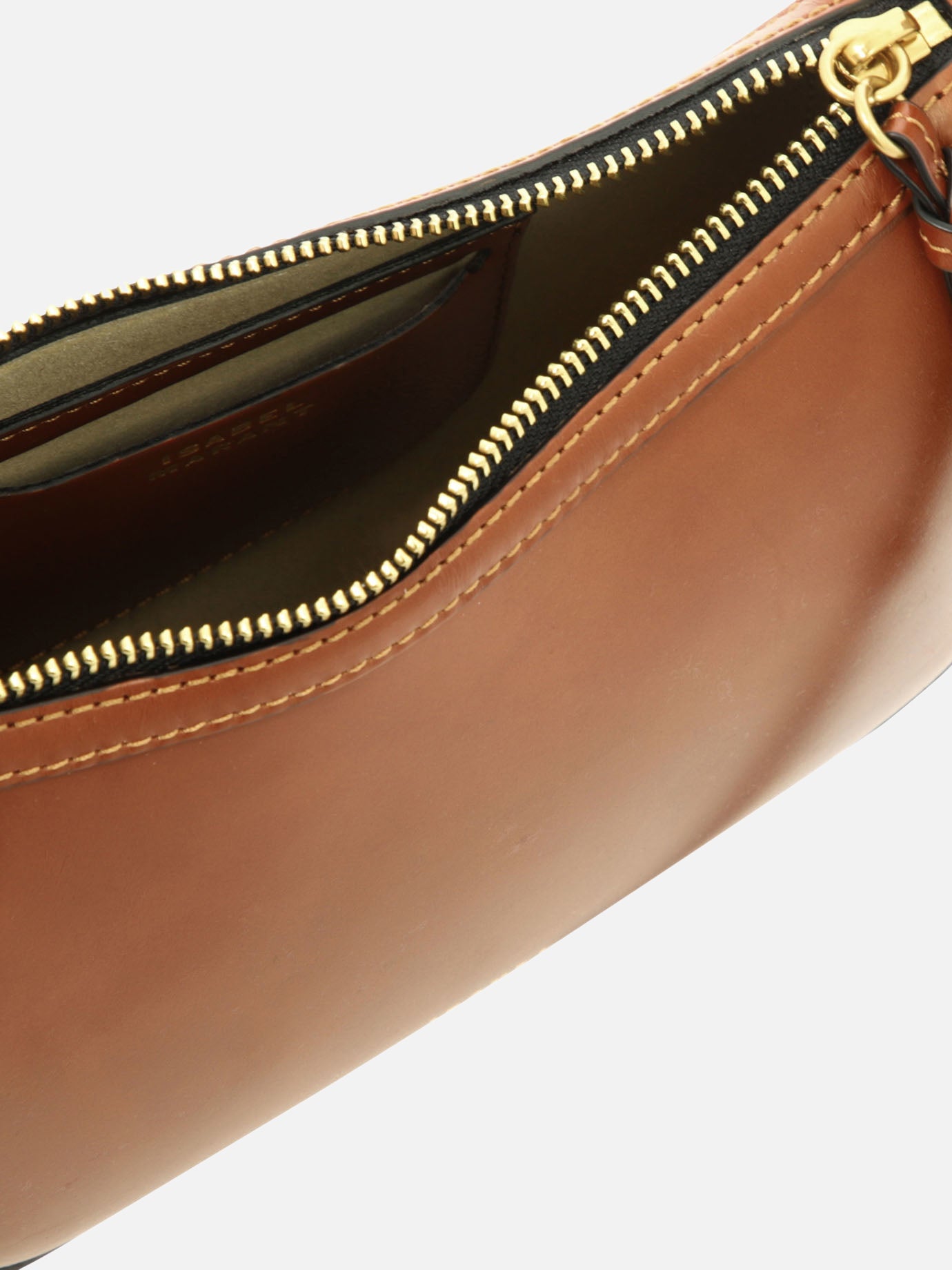 Isabel Marant Borsa a spalla &quot;Oskan Moon&quot; 18767194_UNI Brown thumbnail_5