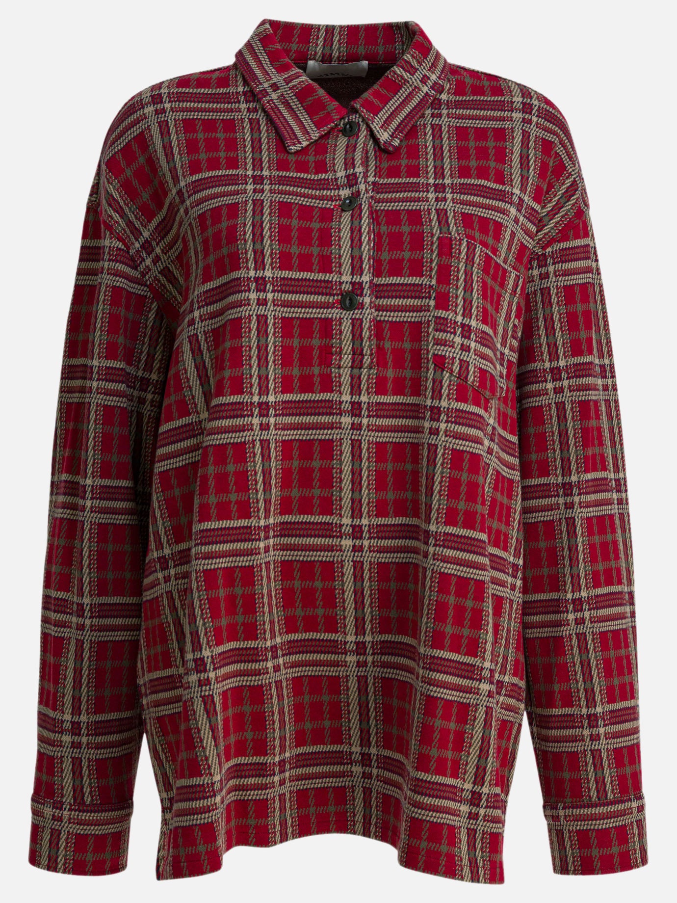 Camicie casual Check  Rosso - Isabel Marant Donna | PDP | VIETTI Online Store | Zoom-Modal
