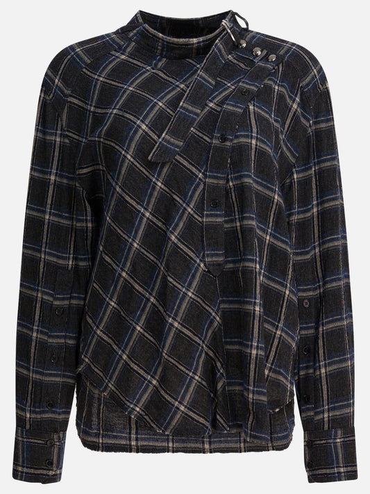 Bluse Check  Blu - Isabel Marant Donna | PDP | VIETTI Online Store 

