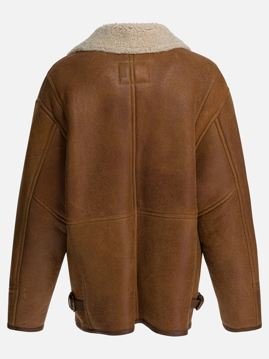 Shearling jackets Solid colour  Brown - Isabel Marant Women | PLP | VIETTI Online Store | 2
