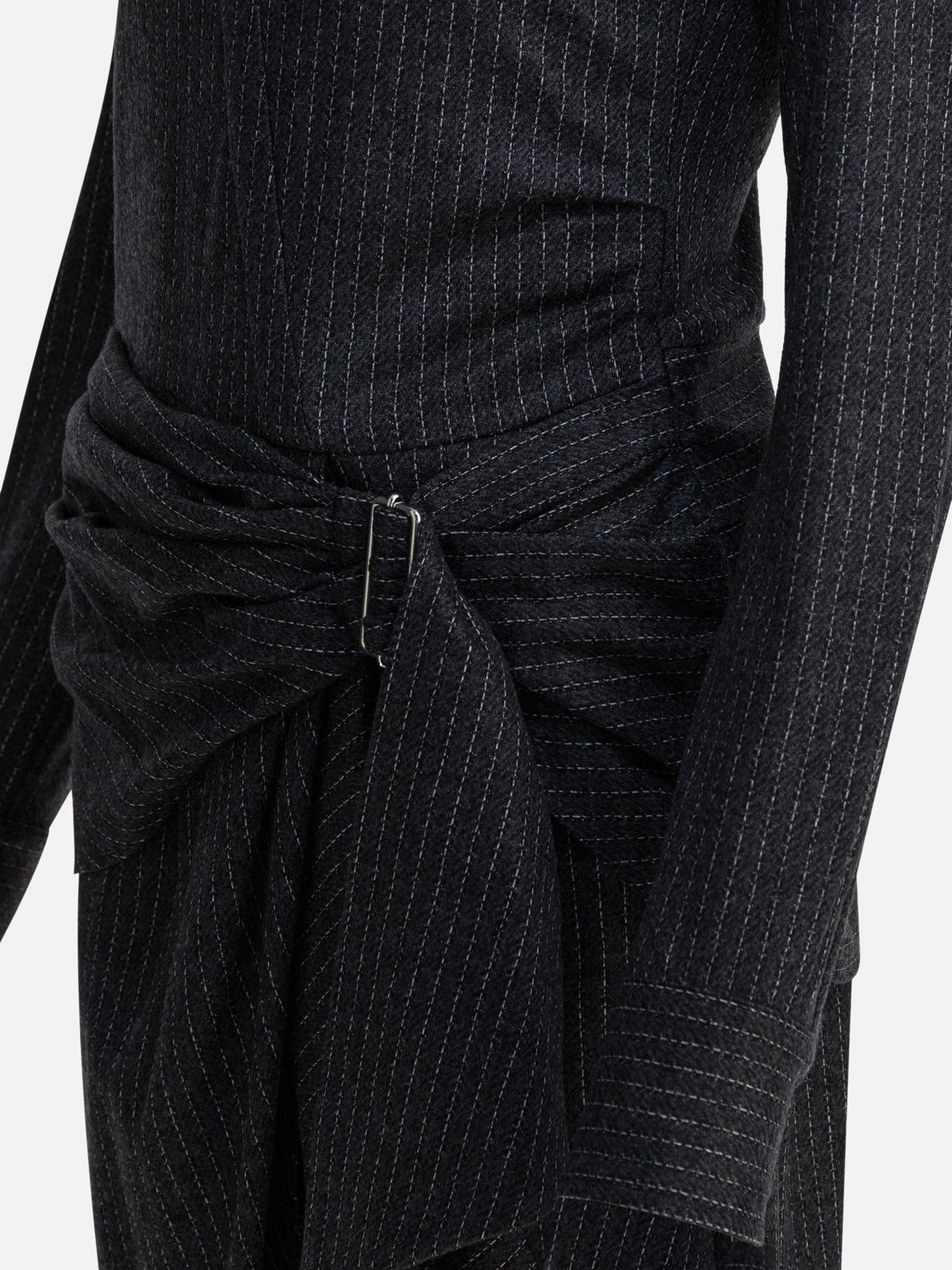 Midi dresses Striped  Grey - Isabel Marant Women | PDP | VIETTI Online Store | Zoom-Modal_4
