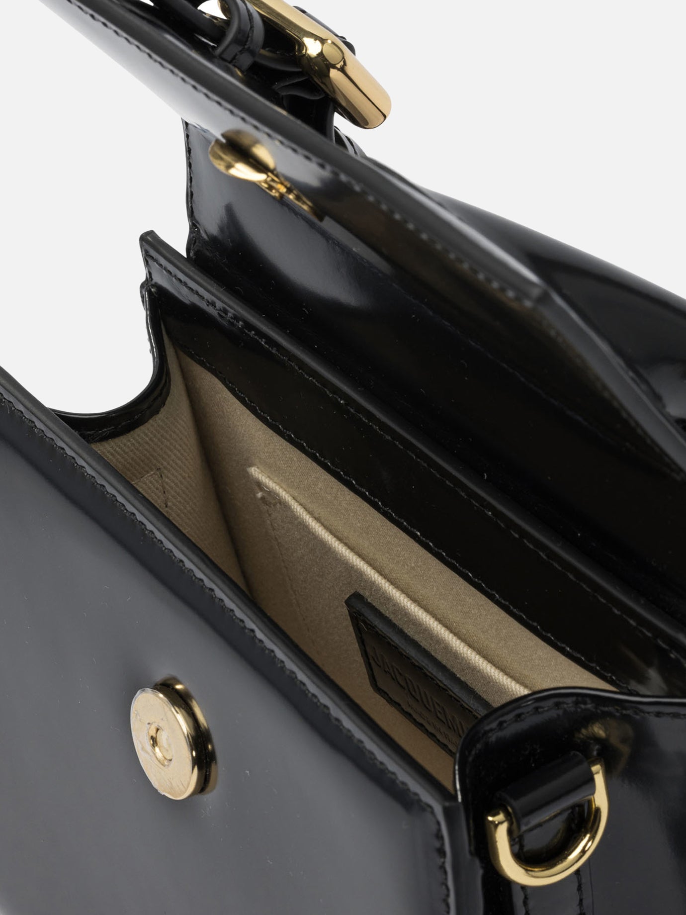 Jacquemus Medium "Il Chiquito" bag with buckle Black