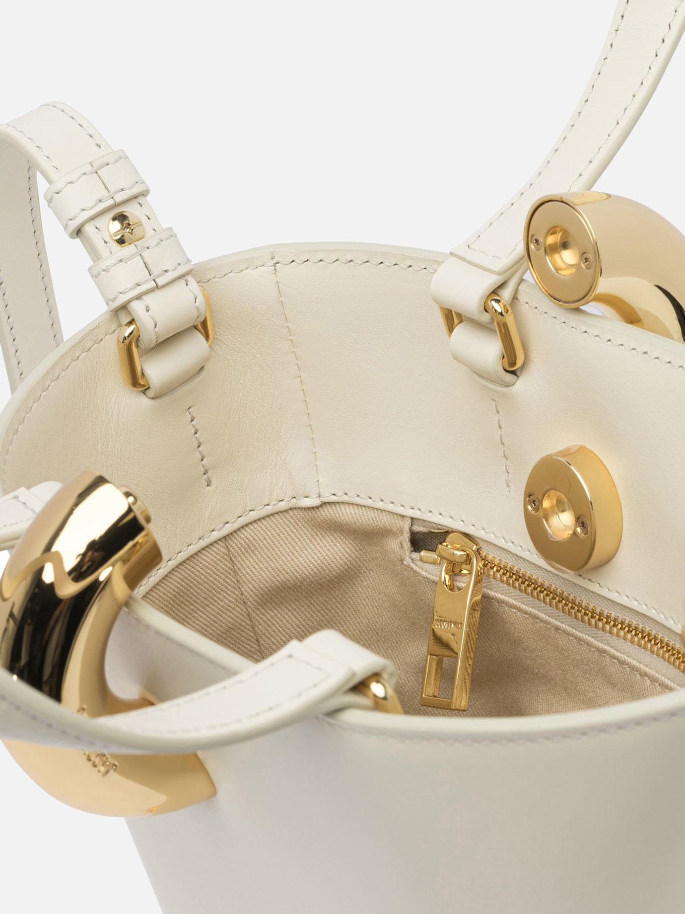 Jacquemus Bucket bag &quot;Bambola&quot; 16448328_UNI White thumbnail_5