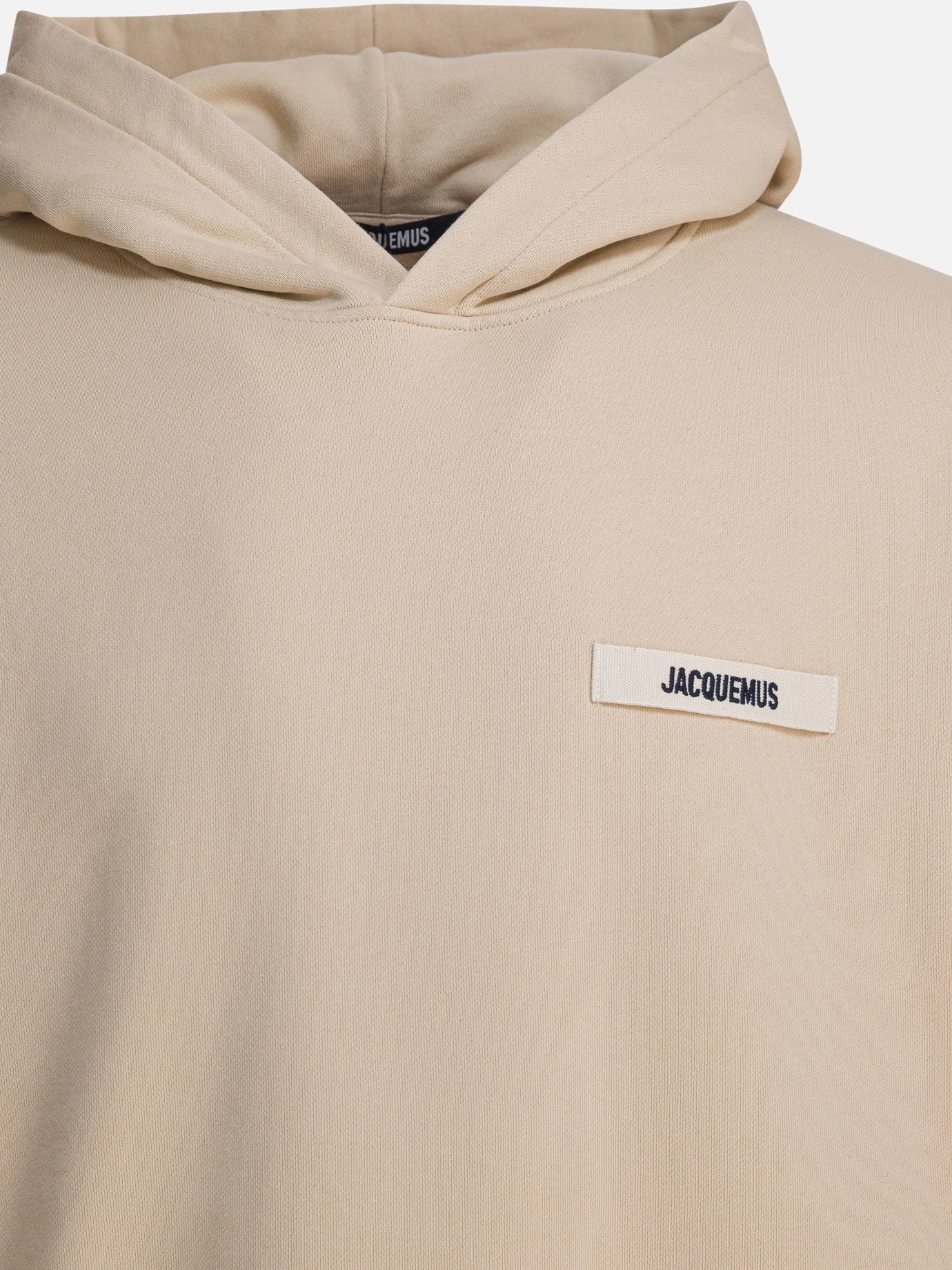 Jacquemus &quot;Gros Grain&quot; Hoodie 12239370_S Beige thumbnail_3