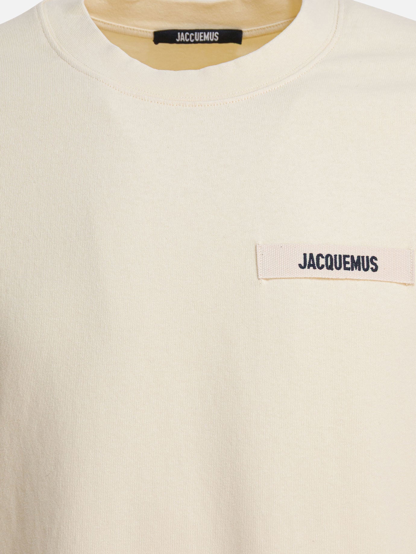 Jacquemus T-shirt &quot;Gros Grain&quot; 12565653_S Beige thumbnail_3