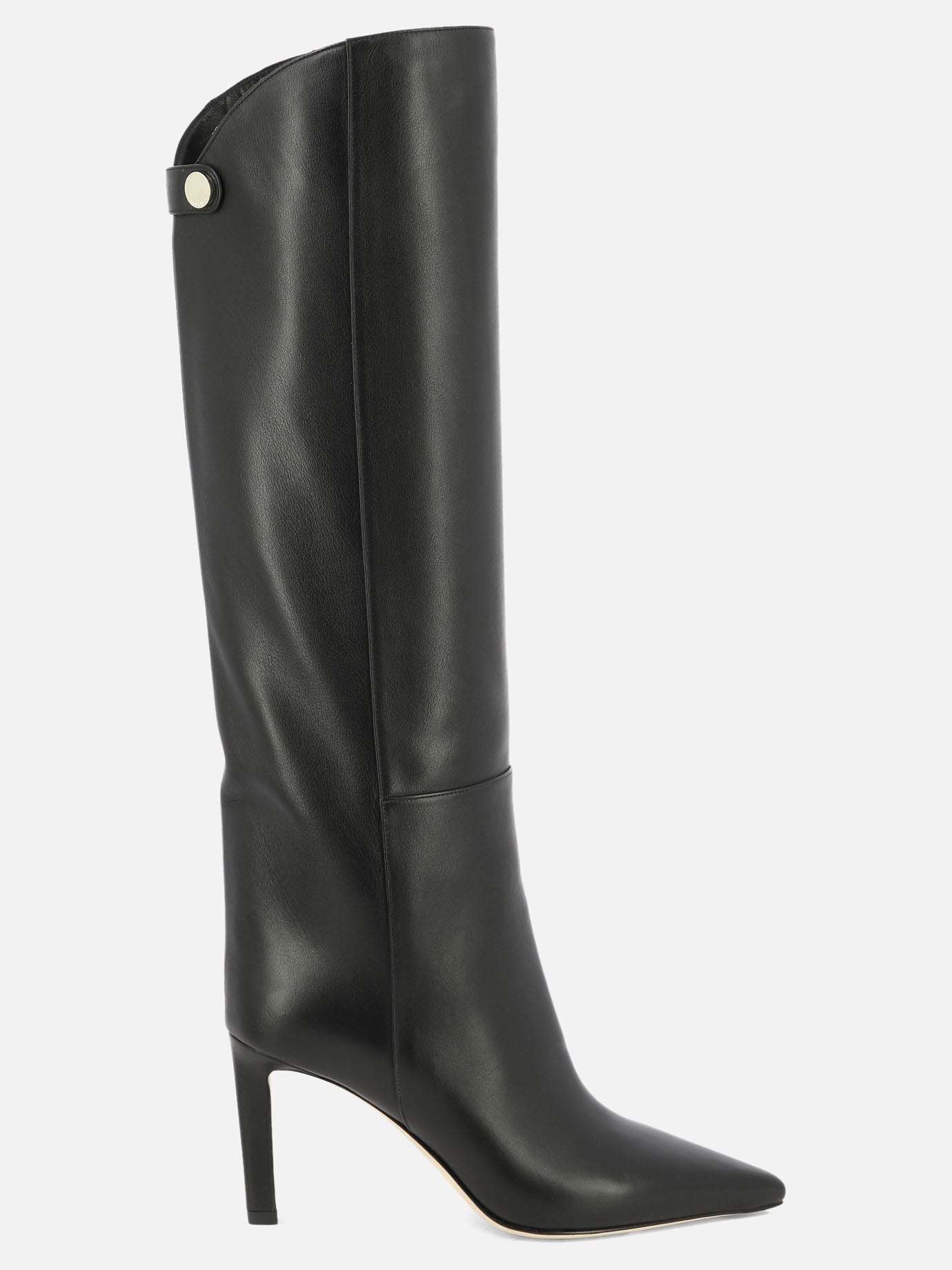 Al ginocchio 100% calf - 95% calf 5% rubber  Nero - Jimmy Choo Donna | PDP | VIETTI Online Store | thumbnail