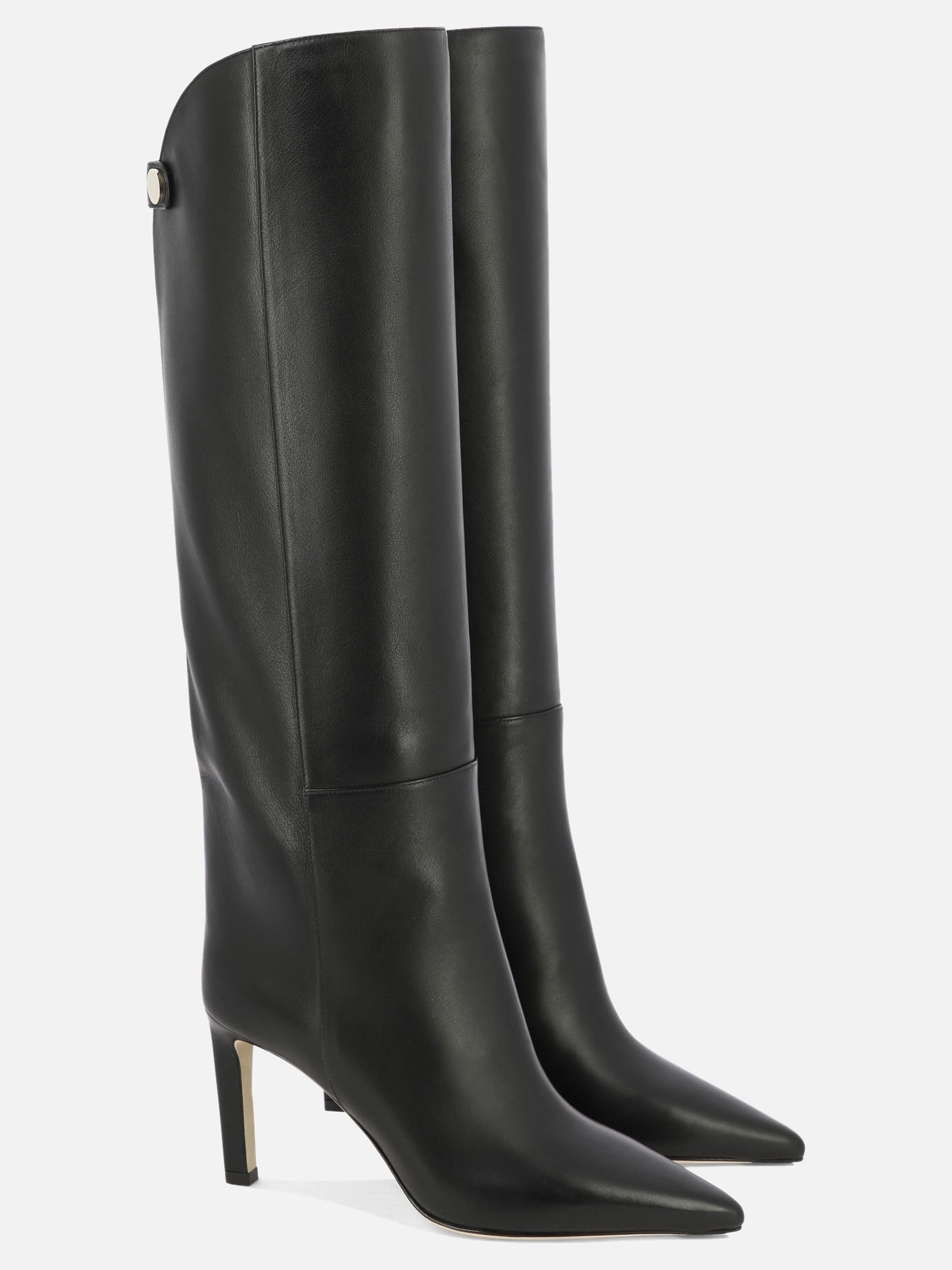 Al ginocchio 100% calf - 95% calf 5% rubber  Nero - Jimmy Choo Donna | PDP | VIETTI Online Store | thumbnail_2