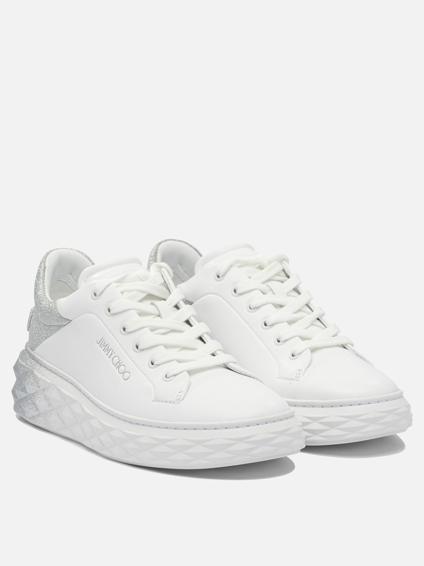 Low top sneakers 80% lamb 20% cow - 100% rubber  White - Jimmy Choo Women | PDP | VIETTI Online Store | Zoom-Modal_2
