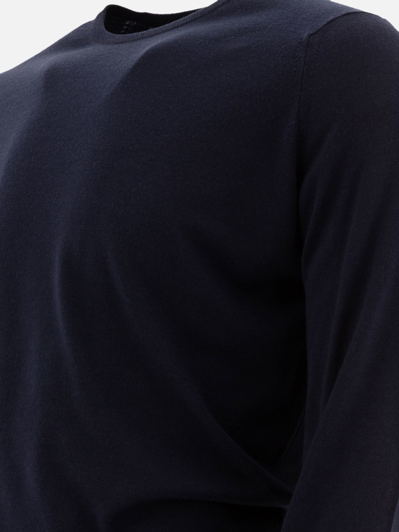 Maglioni girocollo Solid colour  Blu - John Smedley Uomo | PDP | VIETTI Online Store | thumbnail_4