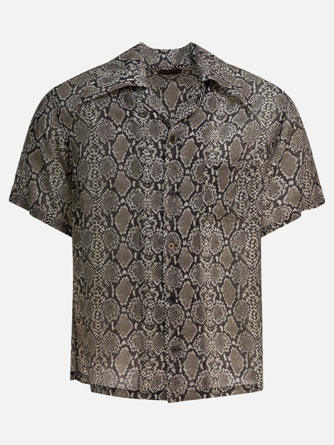 Camicie casual Animal print  Grigio - KAPITAL Uomo | PDP | VIETTI Online Store | Zoom-Modal
