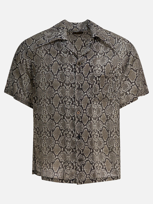 Camicie casual Animal print  Grigio - KAPITAL Uomo | PLP | VIETTI Online Store 

