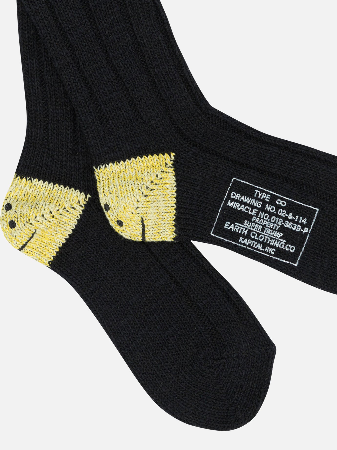 Classic socks Solid colour  Black - KAPITAL Men | PDP | VIETTI Online Store | Zoom-Modal_2
