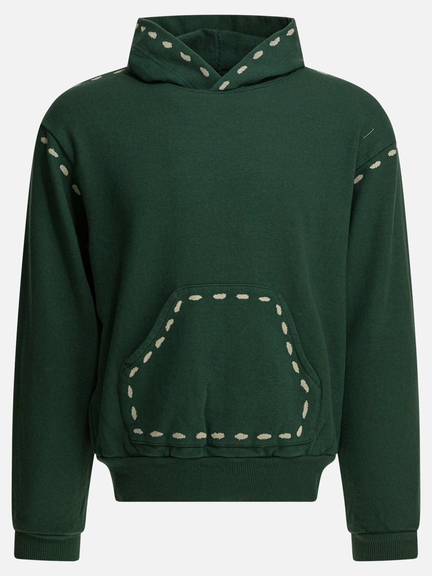 Felpe con cappuccio Solid colour  Verde - KAPITAL Uomo | PDP | VIETTI Online Store | thumbnail