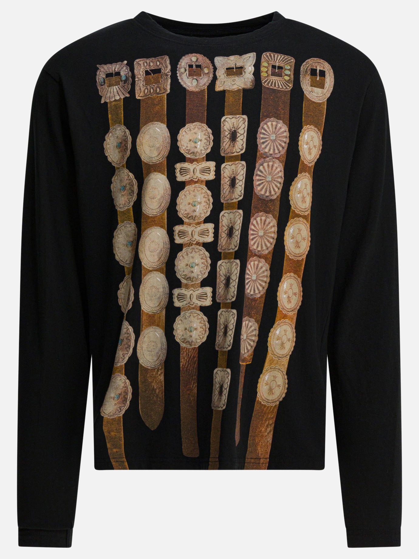 T-shirt girocollo Graphics  Nero - KAPITAL Uomo | PDP | VIETTI Online Store | Zoom-Modal
