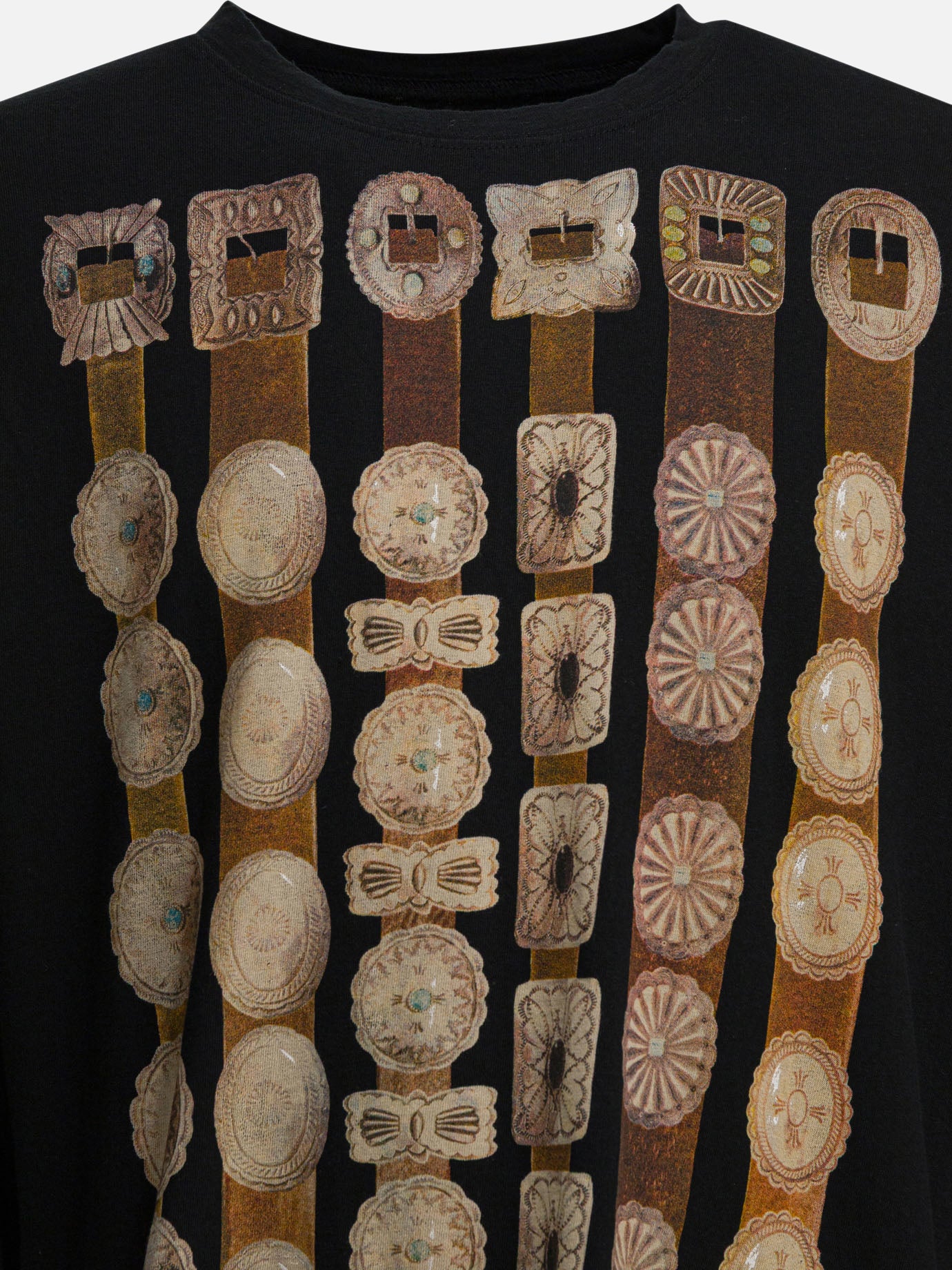 T-shirt girocollo Graphics  Nero - KAPITAL Uomo | PDP | VIETTI Online Store | Zoom-Modal_3
