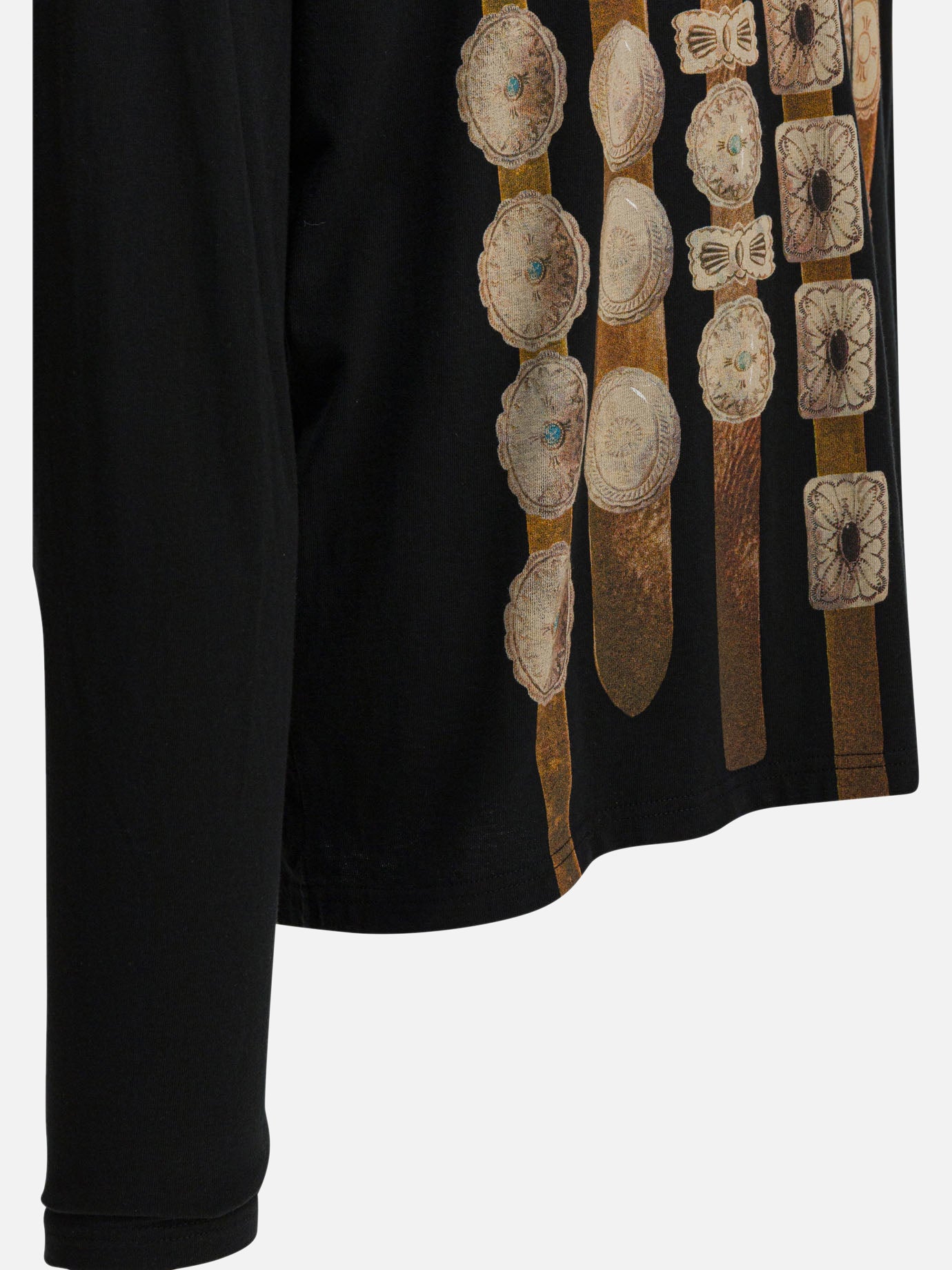 T-shirt girocollo Graphics  Nero - KAPITAL Uomo | PDP | VIETTI Online Store | thumbnail_4