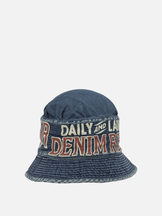 Bucket hats 100% cotton  Blue - KAPITAL Men | PLP | VIETTI Online Store | 2
