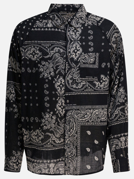 Camicie casual Paisley  Nero - KAPITAL Uomo | VIETTI Online Store 
