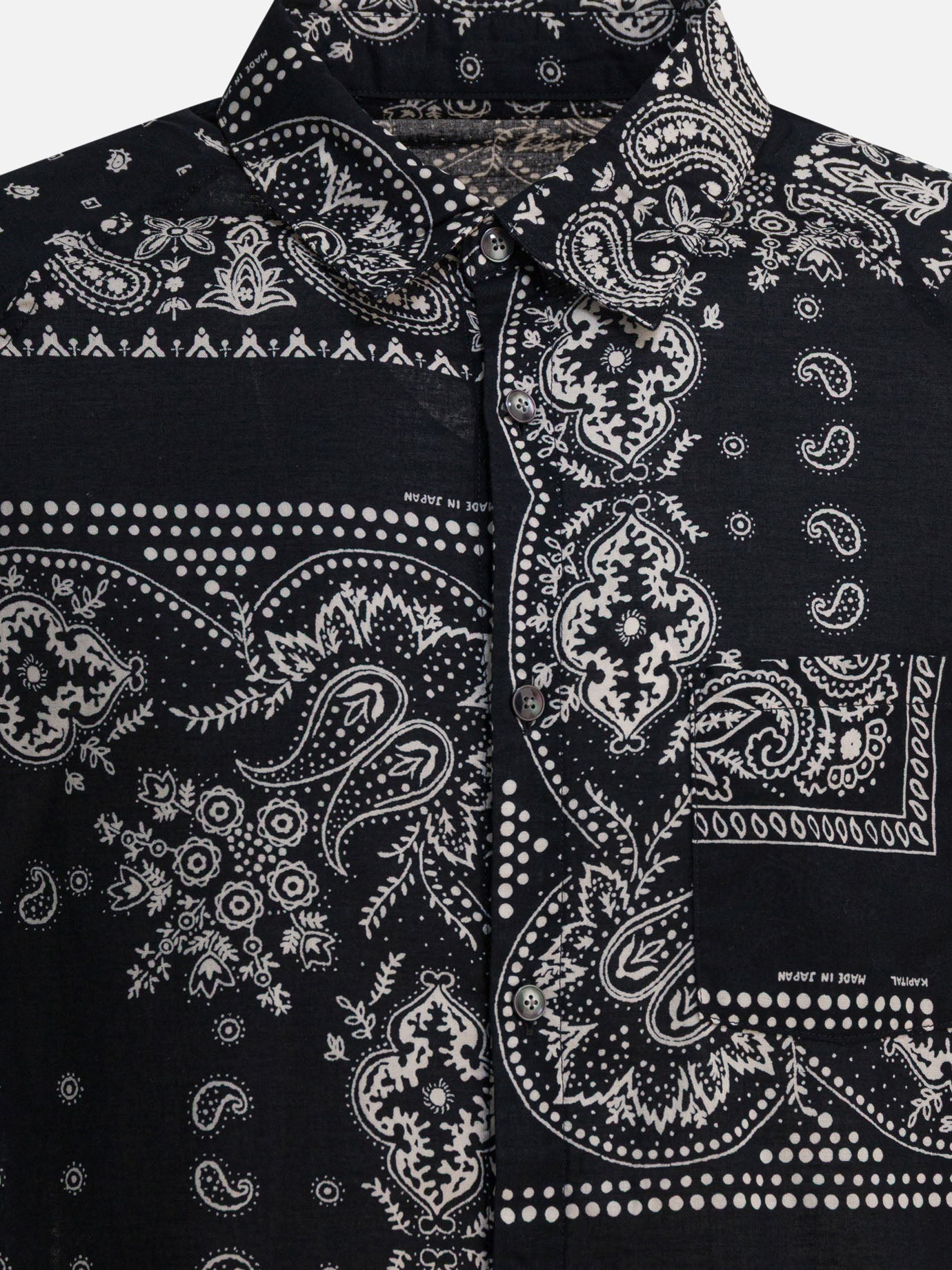 Camicie casual Paisley  Nero - KAPITAL Uomo | PDP | VIETTI Online Store | thumbnail_3