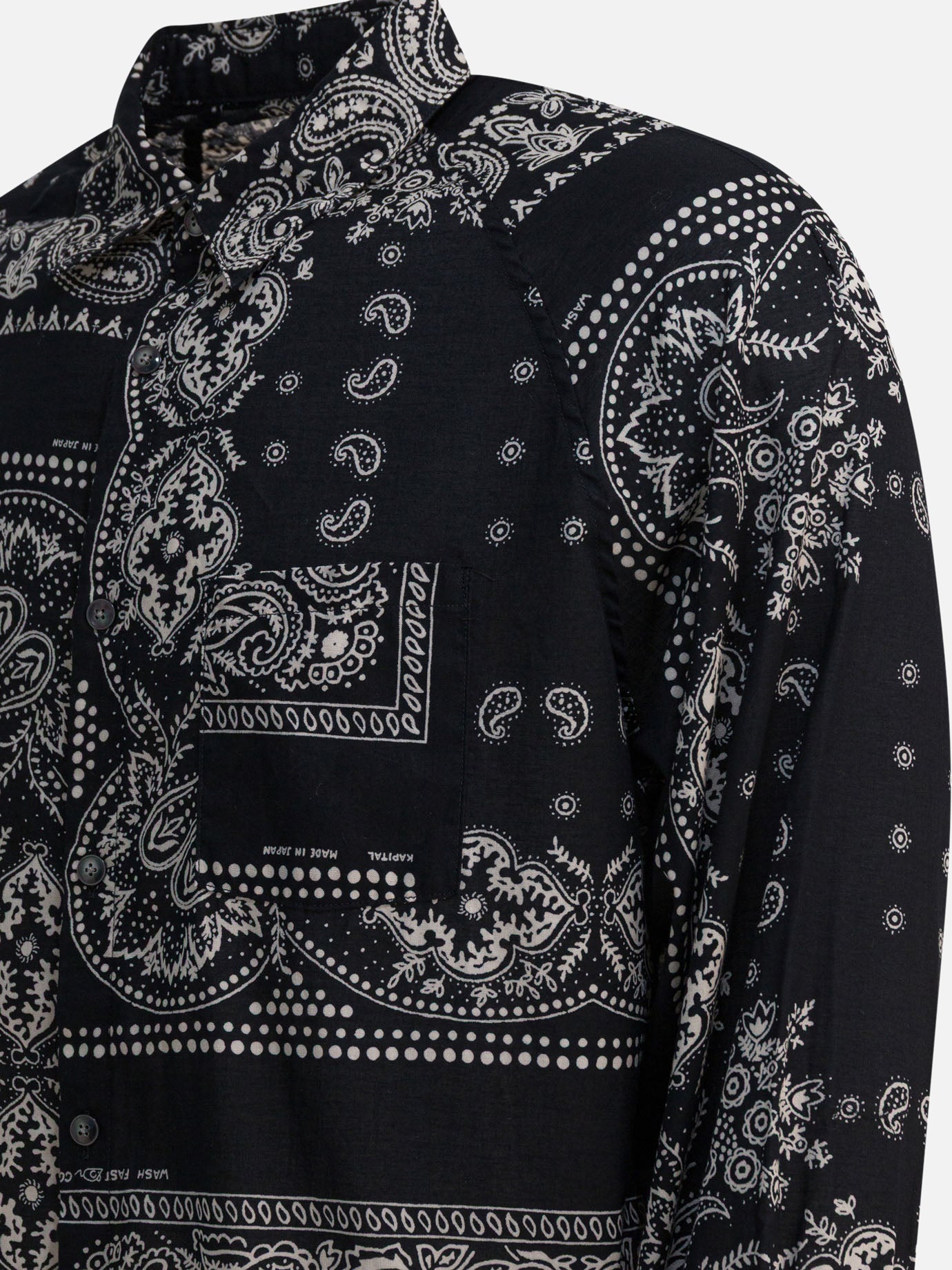 Camicie casual Paisley  Nero - KAPITAL Uomo | PDP | VIETTI Online Store | thumbnail_4