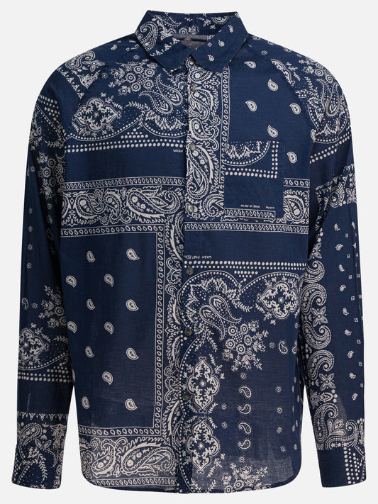 Camicie casual Paisley  Blu - KAPITAL Uomo | PLP | VIETTI Online Store 
