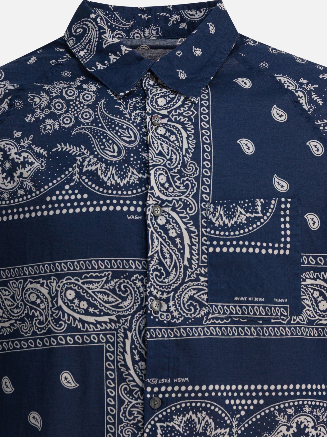 Camicie casual Paisley  Blu - KAPITAL Uomo | PDP | VIETTI Online Store | Zoom-Modal_3
