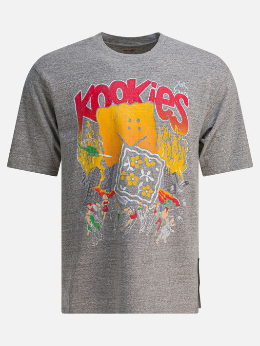T-shirt girocollo Print  Grigio - KAPITAL Uomo | PLP | VIETTI Online Store 
