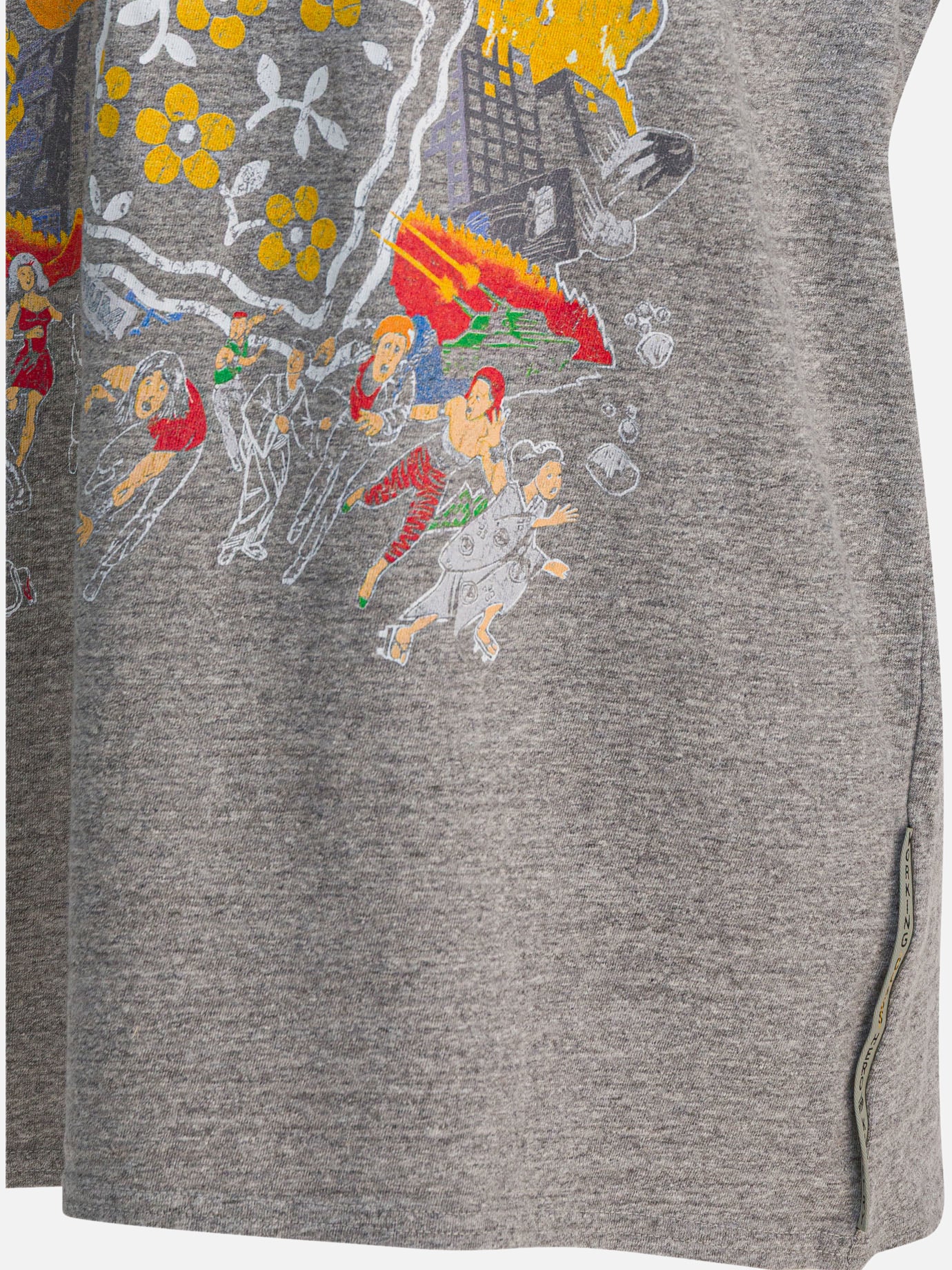 T-shirt girocollo Print  Grigio - KAPITAL Uomo | PDP | VIETTI Online Store | thumbnail_4
