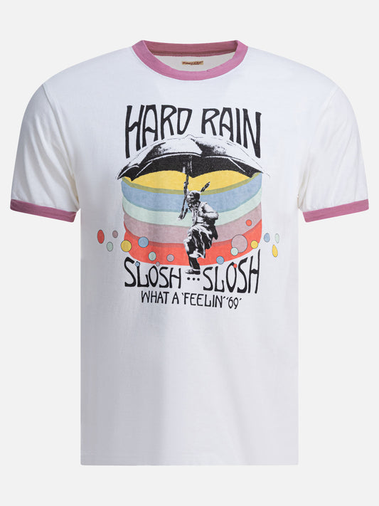 T-shirt girocollo Print  Bianco - KAPITAL Uomo | PDP | VIETTI Online Store 
