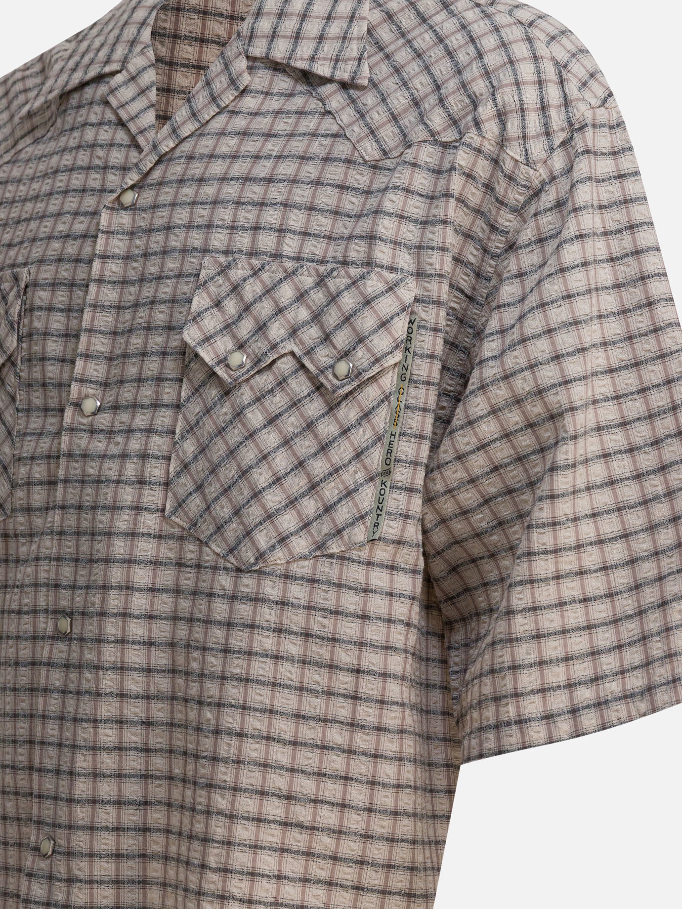 Camicie casual Check  Nero - KAPITAL Uomo | PDP | VIETTI Online Store | Zoom-Modal_4
