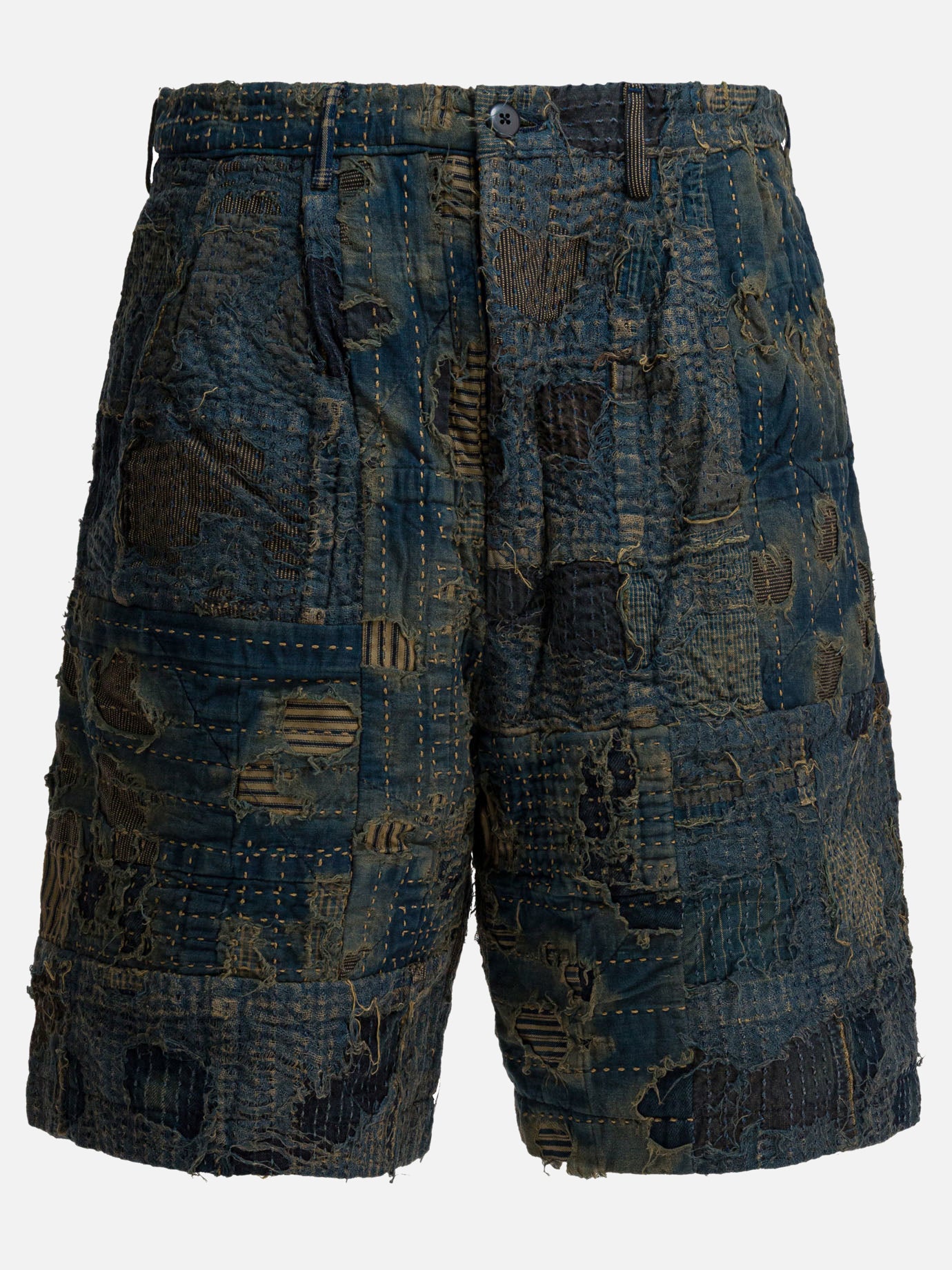 Five pockets shorts Patchwork  Blue - KAPITAL Men | PDP | VIETTI Online Store | thumbnail