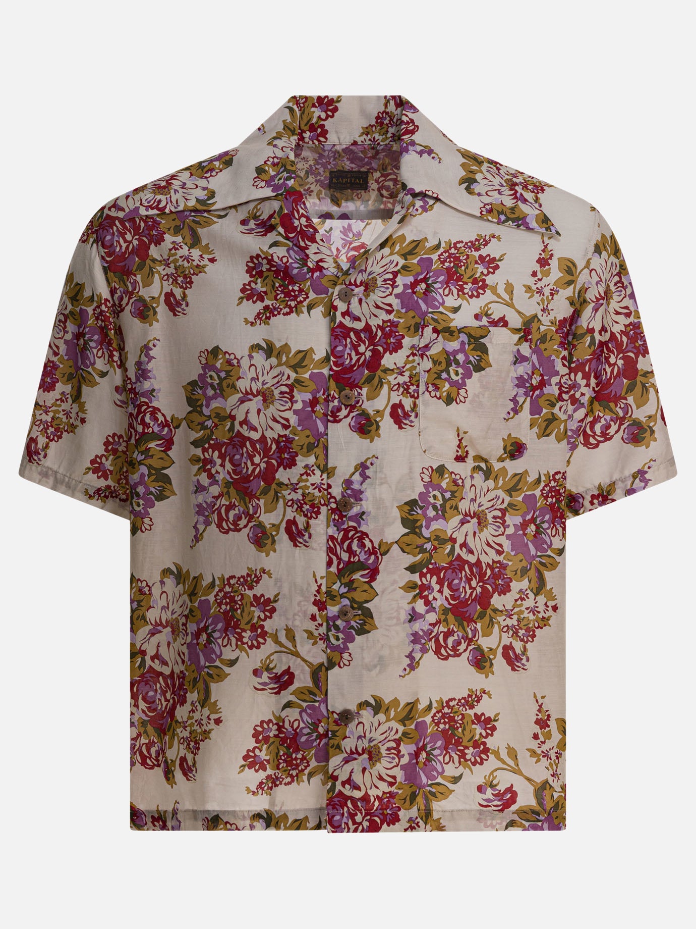 Camicie casual Floral  Rosa - KAPITAL Uomo | PDP | VIETTI Online Store | Zoom-Modal
