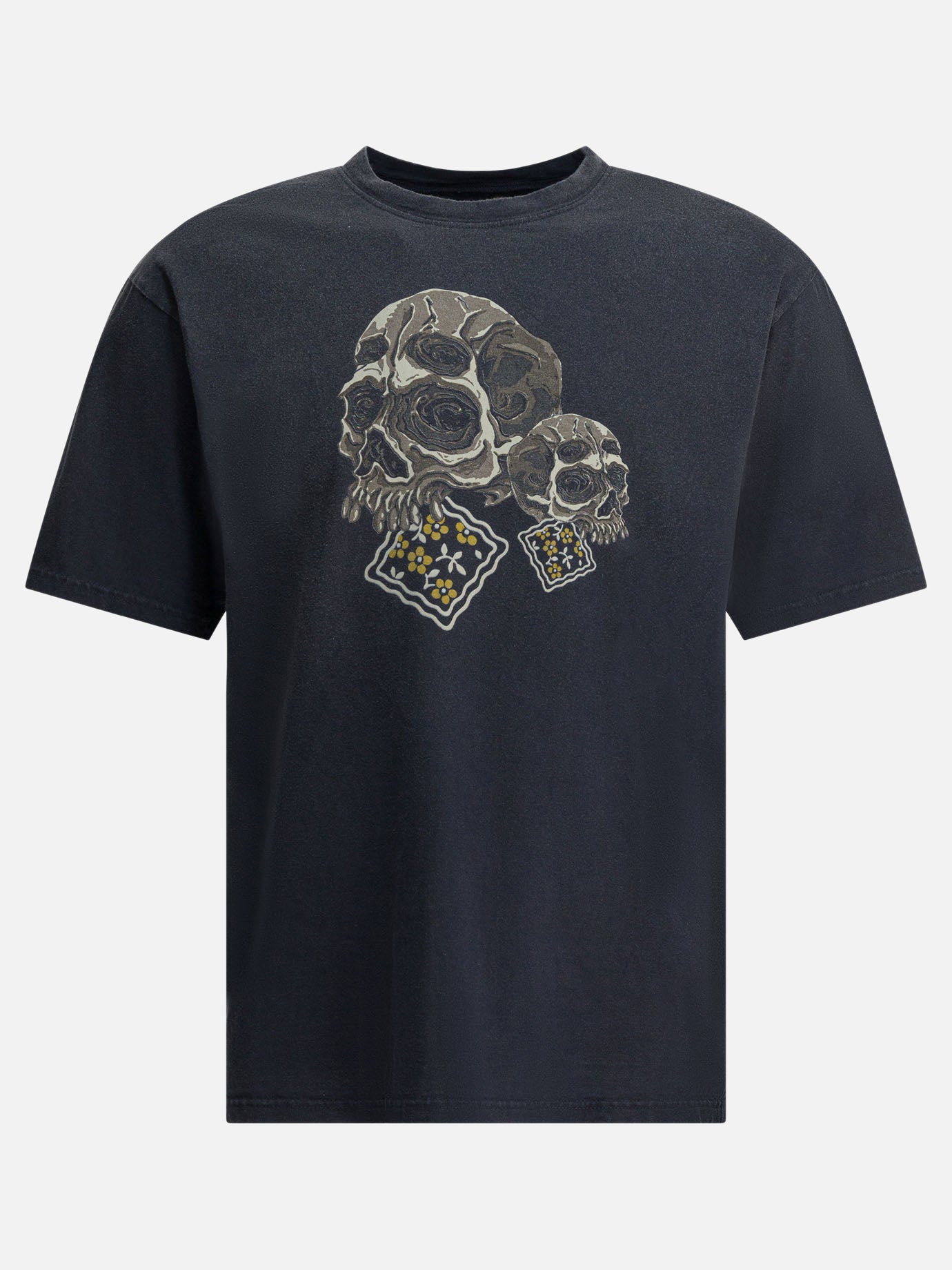 Crewneck t-shirts Print  Black - KAPITAL Men | PDP | VIETTI Online Store | thumbnail