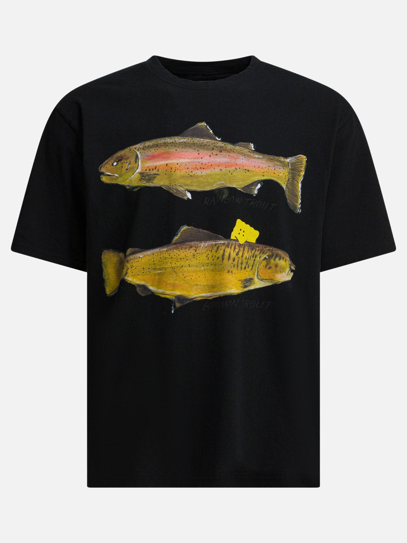 T-shirt girocollo Graphics  Nero - KAPITAL Uomo | PDP | VIETTI Online Store | Zoom-Modal
