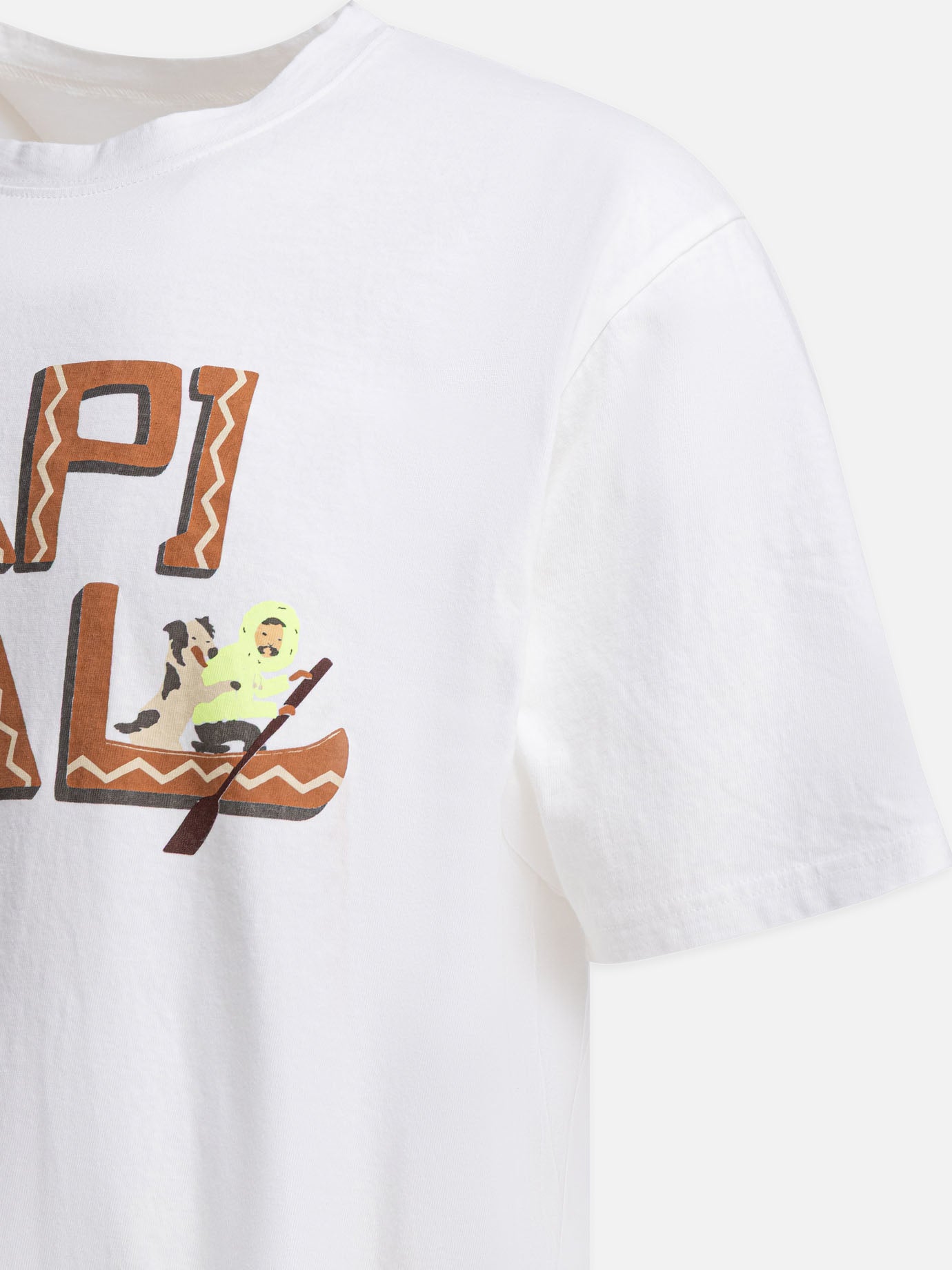 T-shirt girocollo Graphics  Arancione - KAPITAL Uomo | PDP | VIETTI Online Store | thumbnail_4