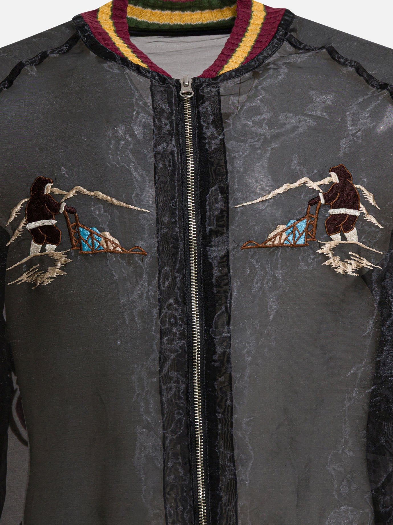 Bomber jackets Embroidered  Black - KAPITAL Men | PDP | VIETTI Online Store | thumbnail_3