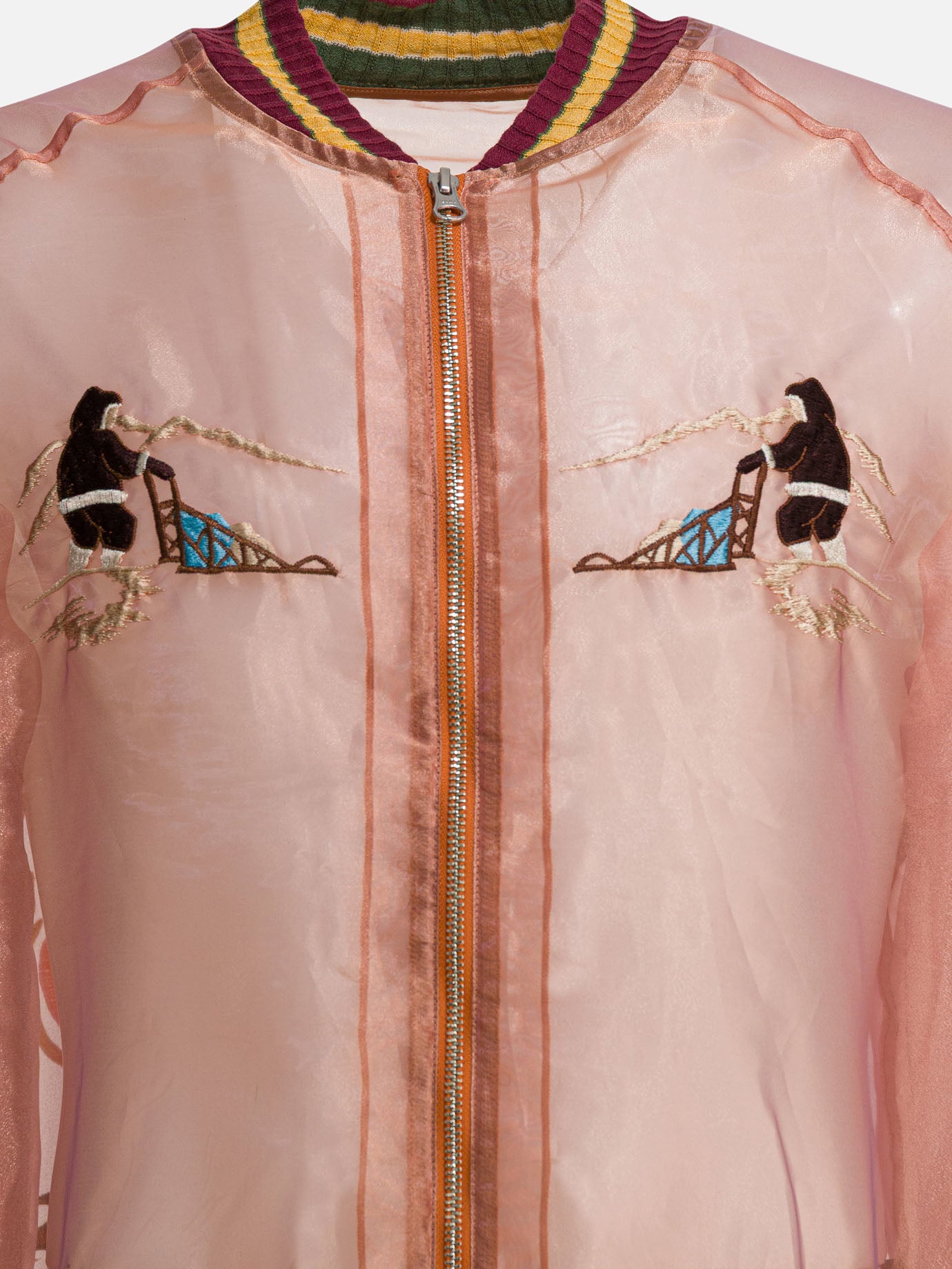 Bomber jackets Embroidered  Orange - KAPITAL Men | PDP | VIETTI Online Store | Zoom-Modal_3
