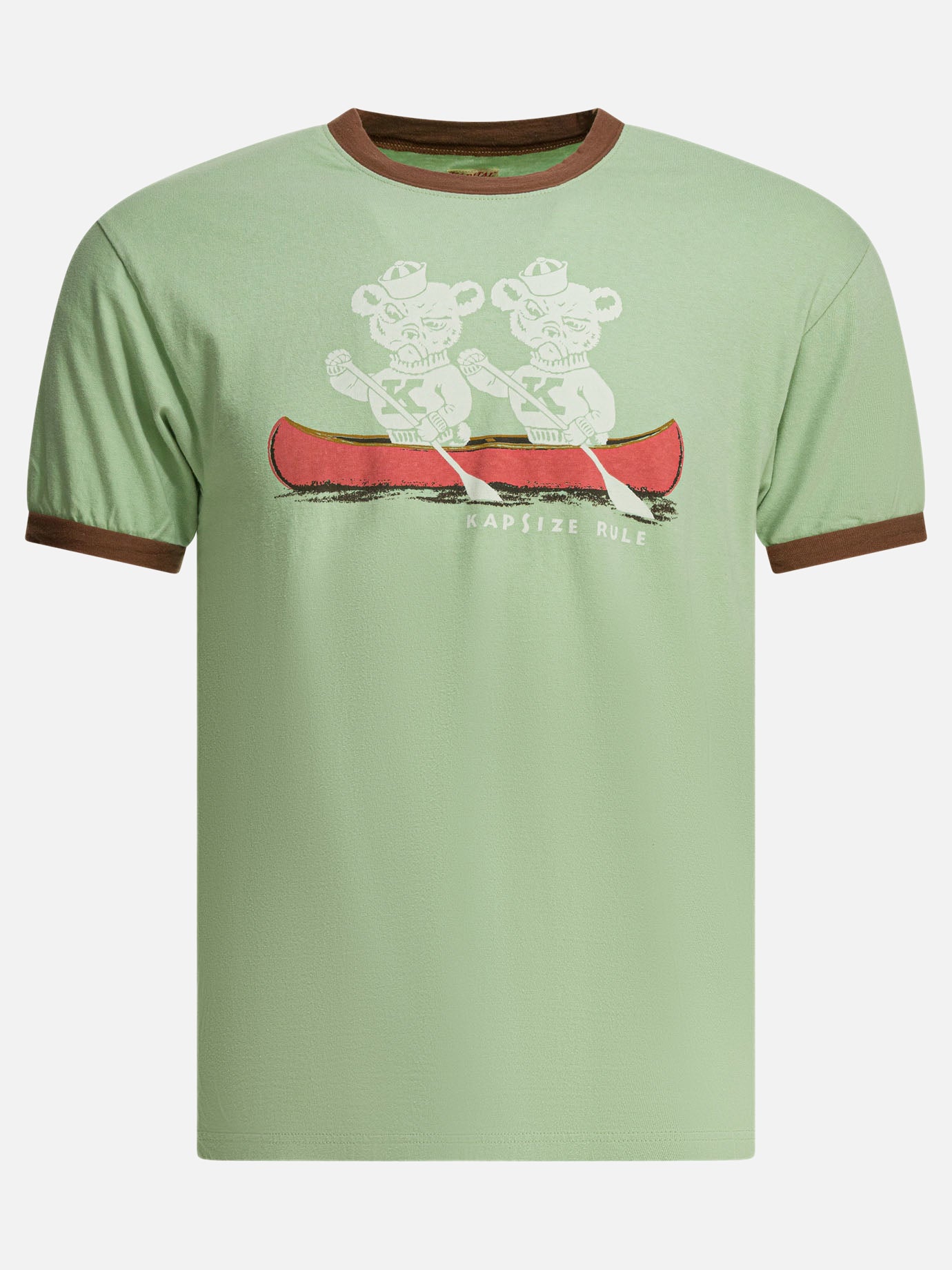 T-shirt girocollo Graphics  Verde - KAPITAL Uomo | PDP | VIETTI Online Store | Zoom-Modal
