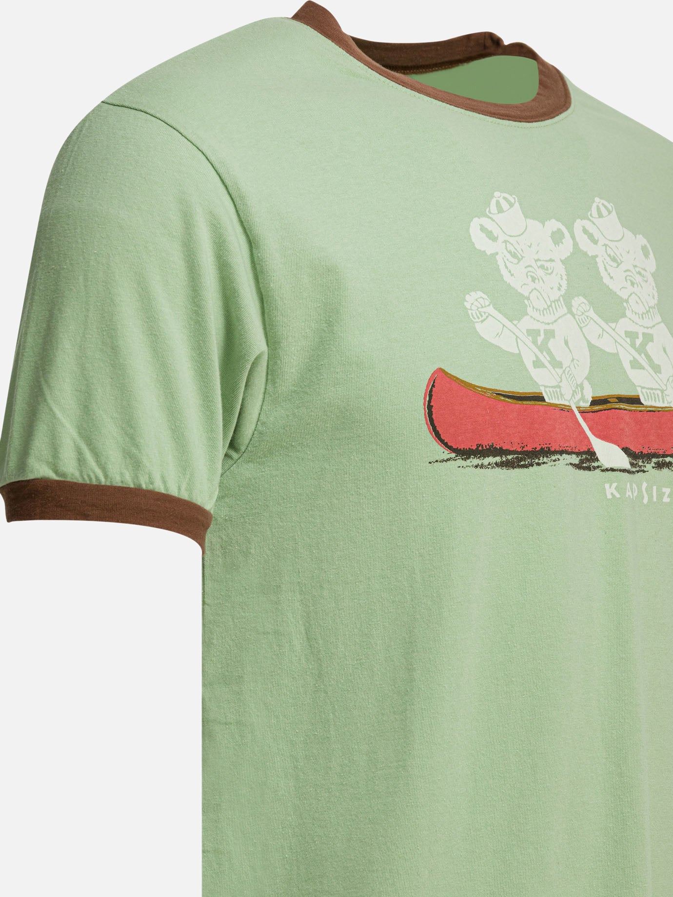 T-shirt girocollo Graphics  Verde - KAPITAL Uomo | PDP | VIETTI Online Store | Zoom-Modal_4
