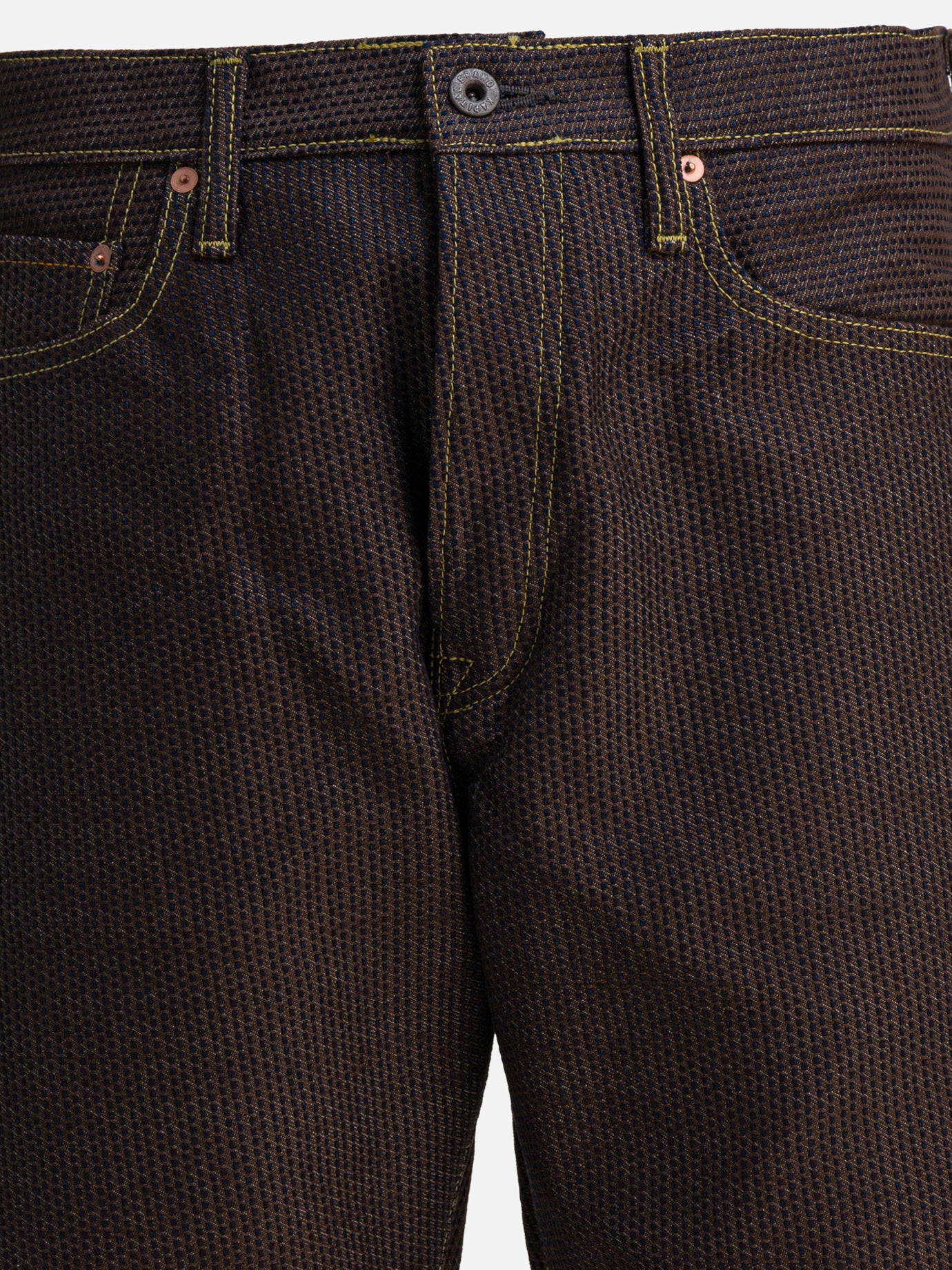 Straight-leg jeans Denim  Brown - KAPITAL Men | PDP | VIETTI Online Store | thumbnail_3