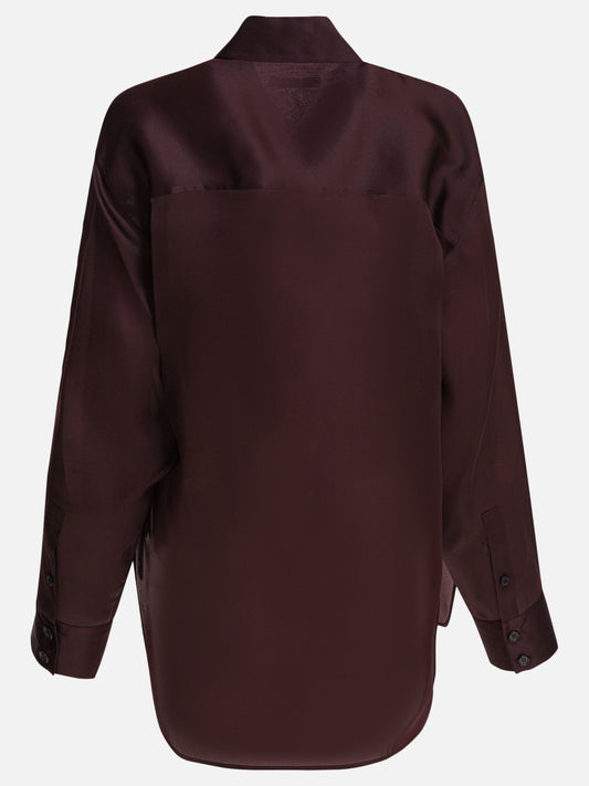 Camicie casual Solid colour  Bordeaux - Khaite Donna | PLP | VIETTI Online Store | 2
