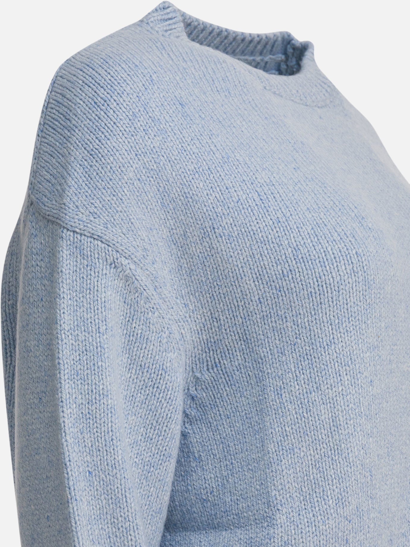 Crewneck sweaters Solid colour  Light blue - Khaite Women | PDP | VIETTI Online Store | Zoom-Modal_4
