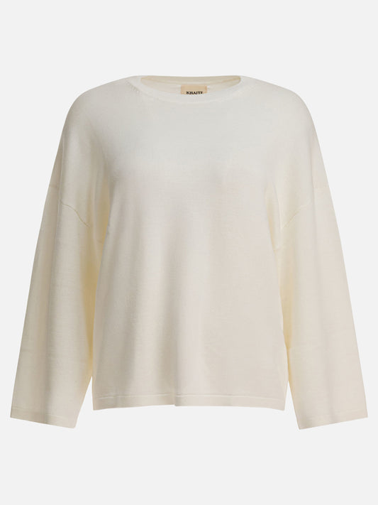 Maglioni girocollo Solid colour  Bianco - Khaite Donna | PDP | VIETTI Online Store 
