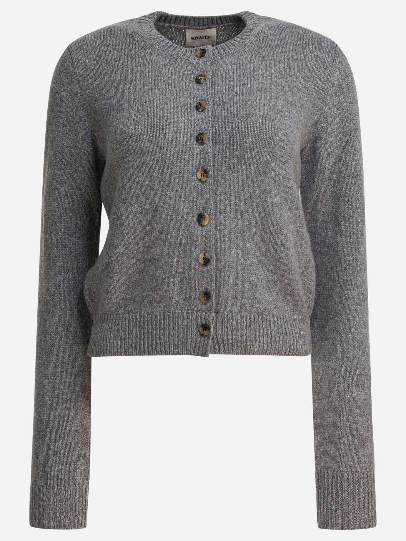 Cardigan Solid colour  Grigio - Khaite Donna | PDP | VIETTI Online Store | thumbnail