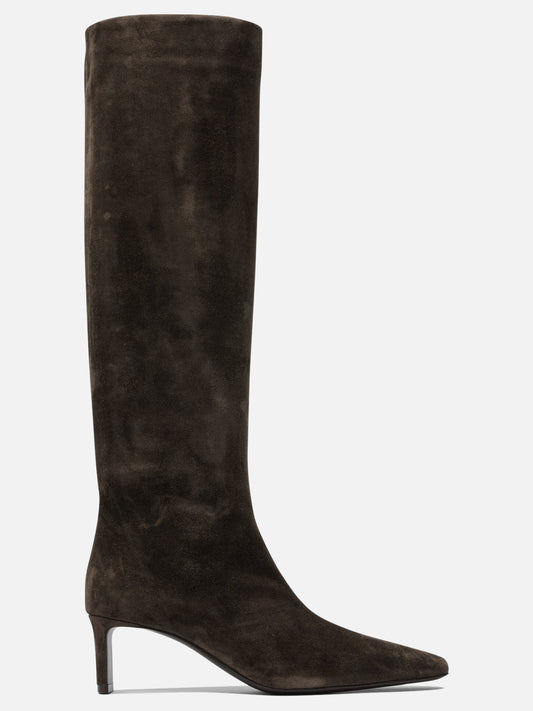 Al ginocchio 100% calf leather - 100% calf leather  Marrone - Khaite Donna | PLP | VIETTI Online Store 
