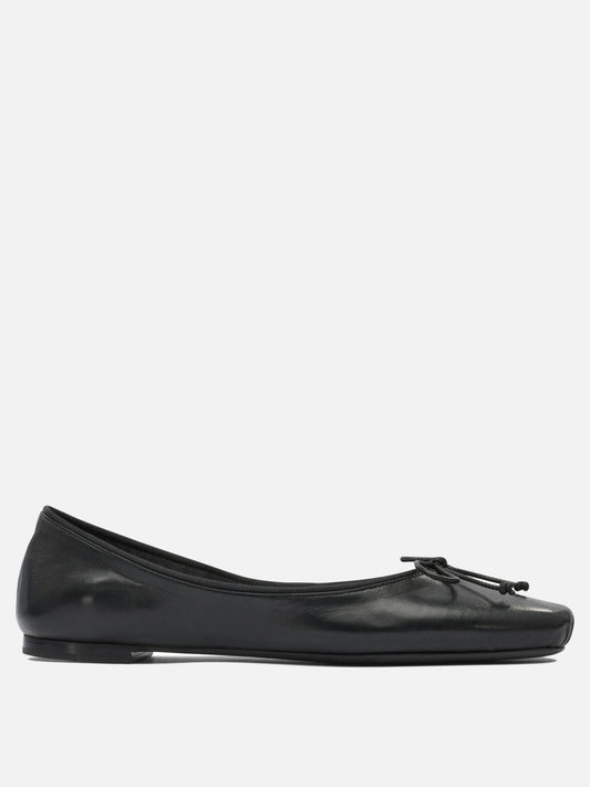 Ballerine classiche 80% Lambskin 20% Calfskin - 100% leather  Nero - Khaite Donna | PLP | VIETTI Online Store 
