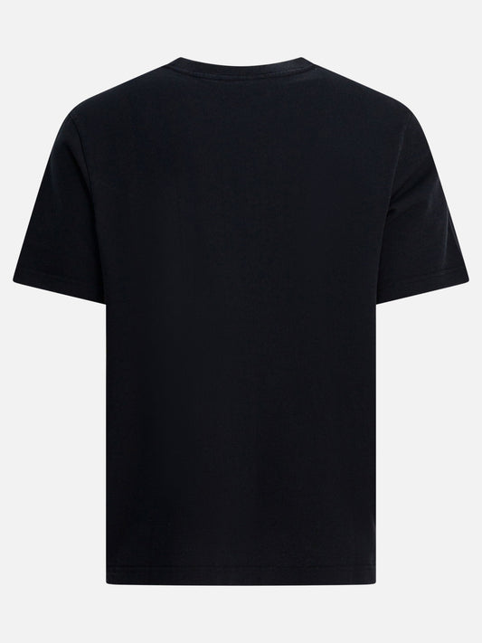 T-shirt girocollo Logo  Nero - Maison Kitsuné Uomo | PDP | VIETTI Online Store | 2
