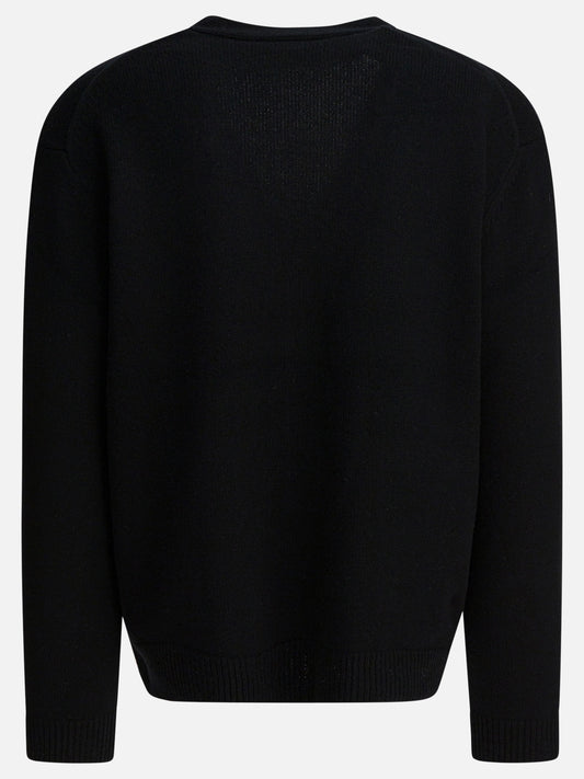 Cardigans Logo  Black - Maison Kitsuné Men | PDP | VIETTI Online Store | 2
