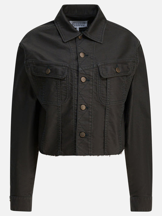 Giacche in denim Denim  Nero - Maison Margiela Donna | PDP | VIETTI Online Store 
