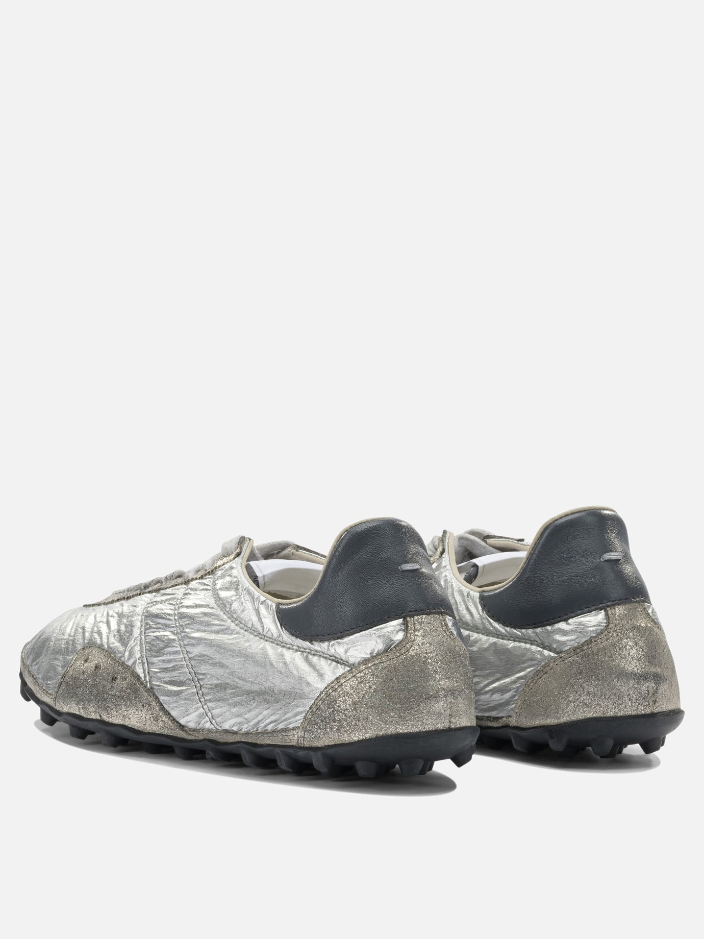 Low top sneakers 90% polyester 10% polyamide - 100% rubber  Silver - Maison Margiela Men | PDP | VIETTI Online Store | Zoom-Modal_4
